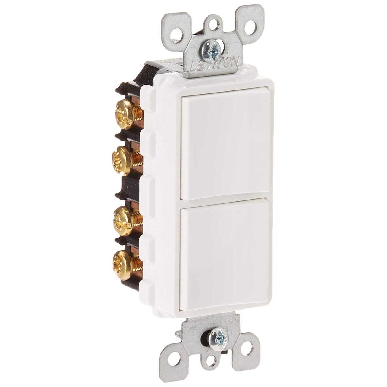 Leviton 5634 Decora AC Combination Switch Single Pole - Zenithce