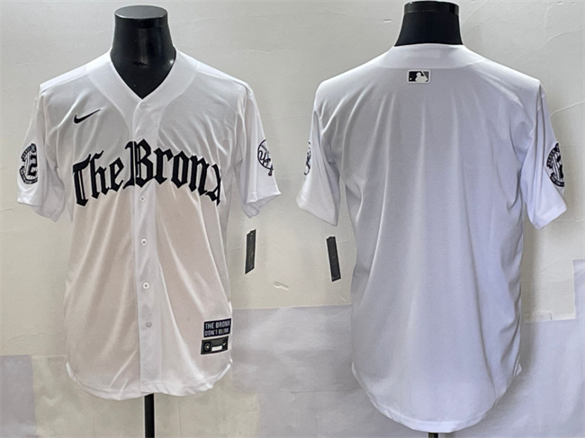 New York Yankees Blank White 'Gothic Legacy Edition' Vapor Premier Limited Stitched Jersey - Zenithce