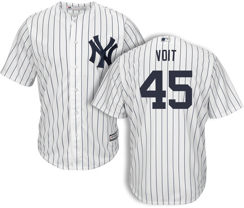 New York Yankees #45 Luke Voit White Cool Base Player Stitched Jersey - Zenithce