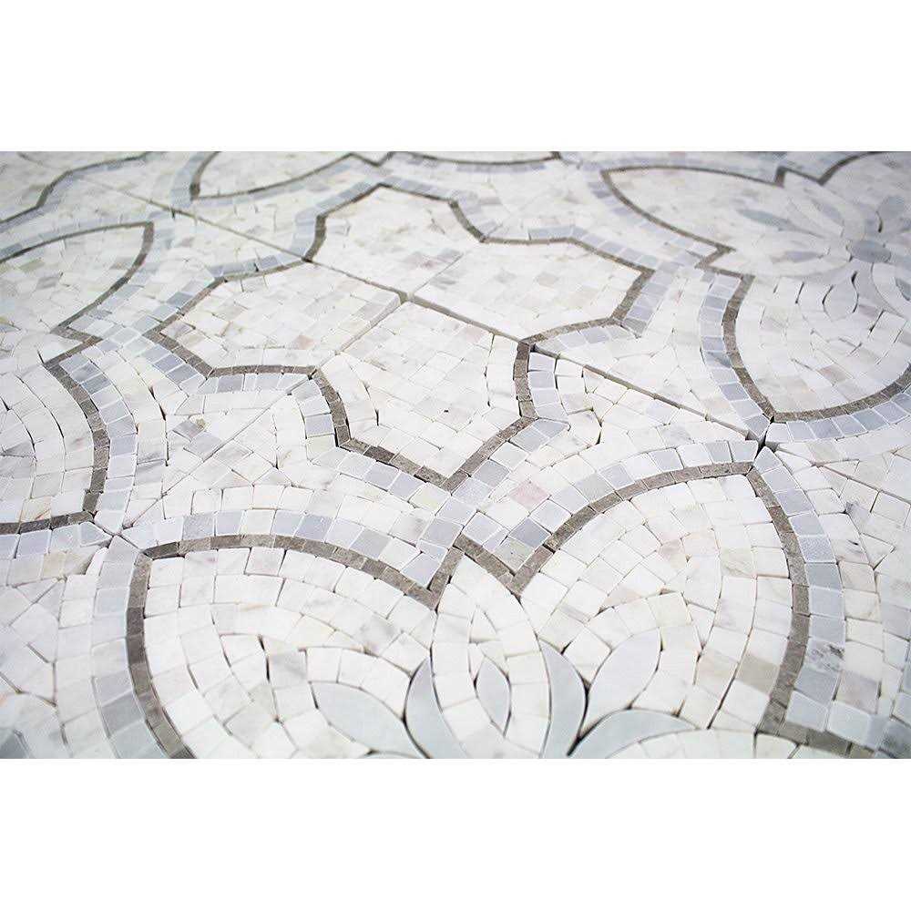 Ivy Hill Tile Fusion Hex Terrazzo 9.13 in. x 10.51 in. Matte Porcelain Floor and Wall Tile - Zenithce