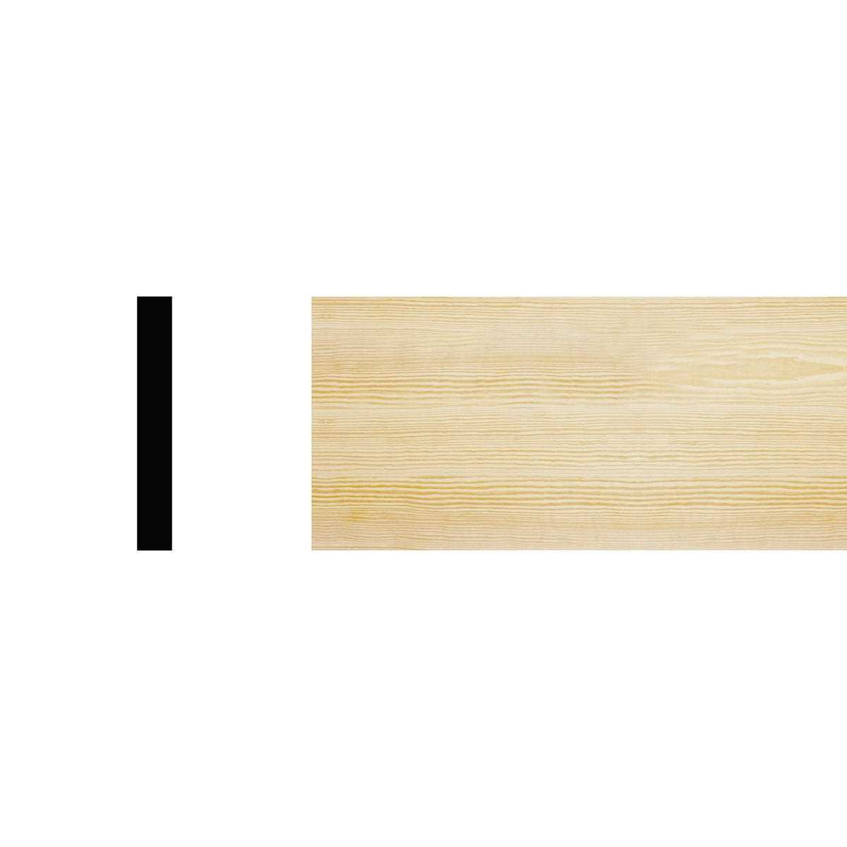 Unbranded 1-in x Unfinished #2 Pine Board - Zenithce