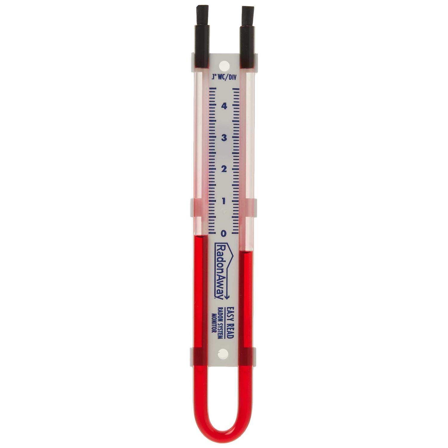 RadonAway 50017 Easy Read Manometer - Zenithce