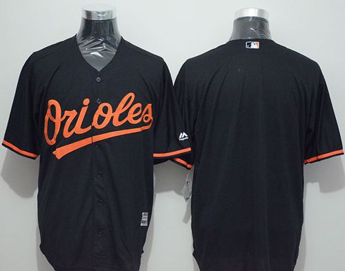 Orioles Blank Black New Cool Base Stitched Jersey - Zenithce
