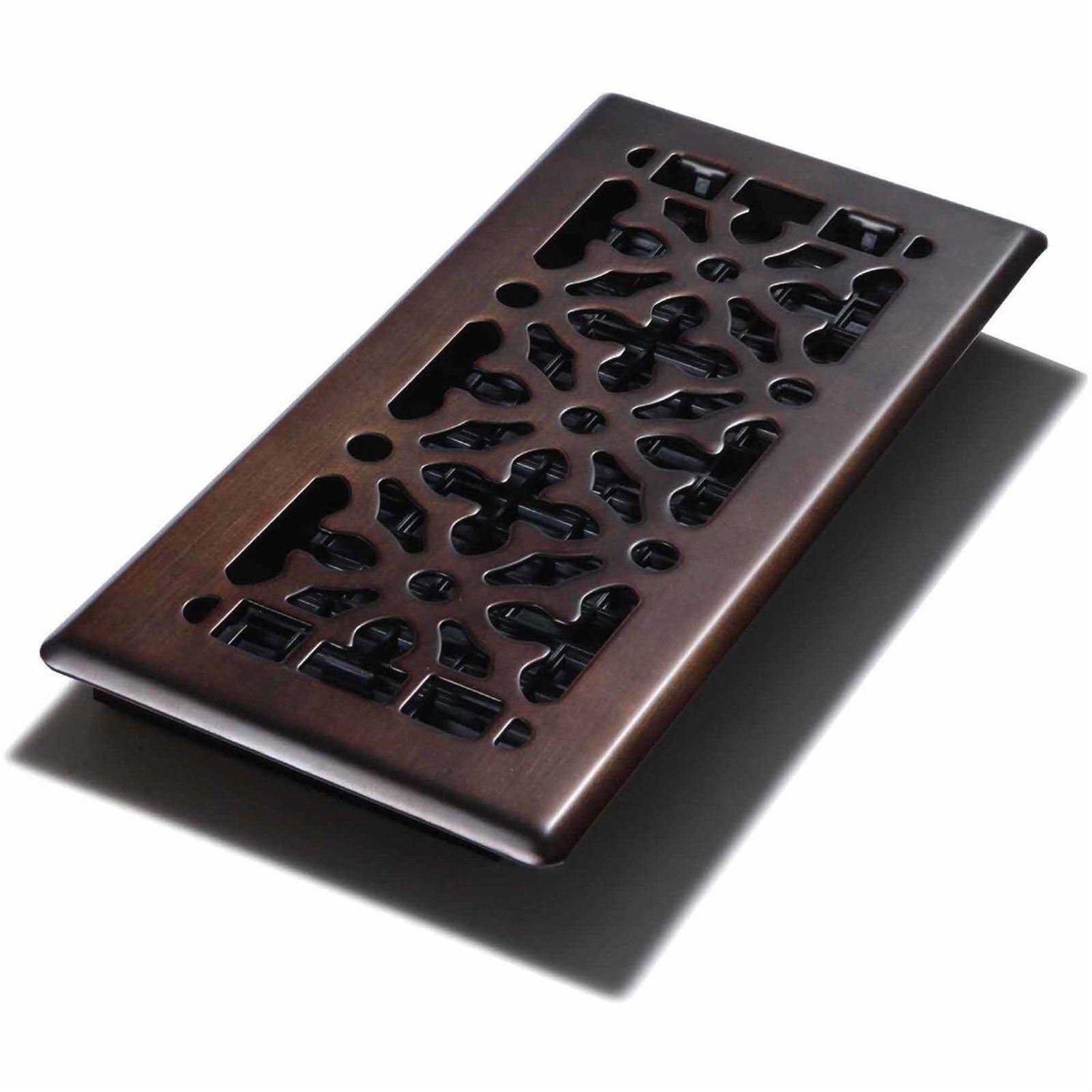 Decor Grates 4 in. x 8 in. Plastic Floor Register - Zenithce