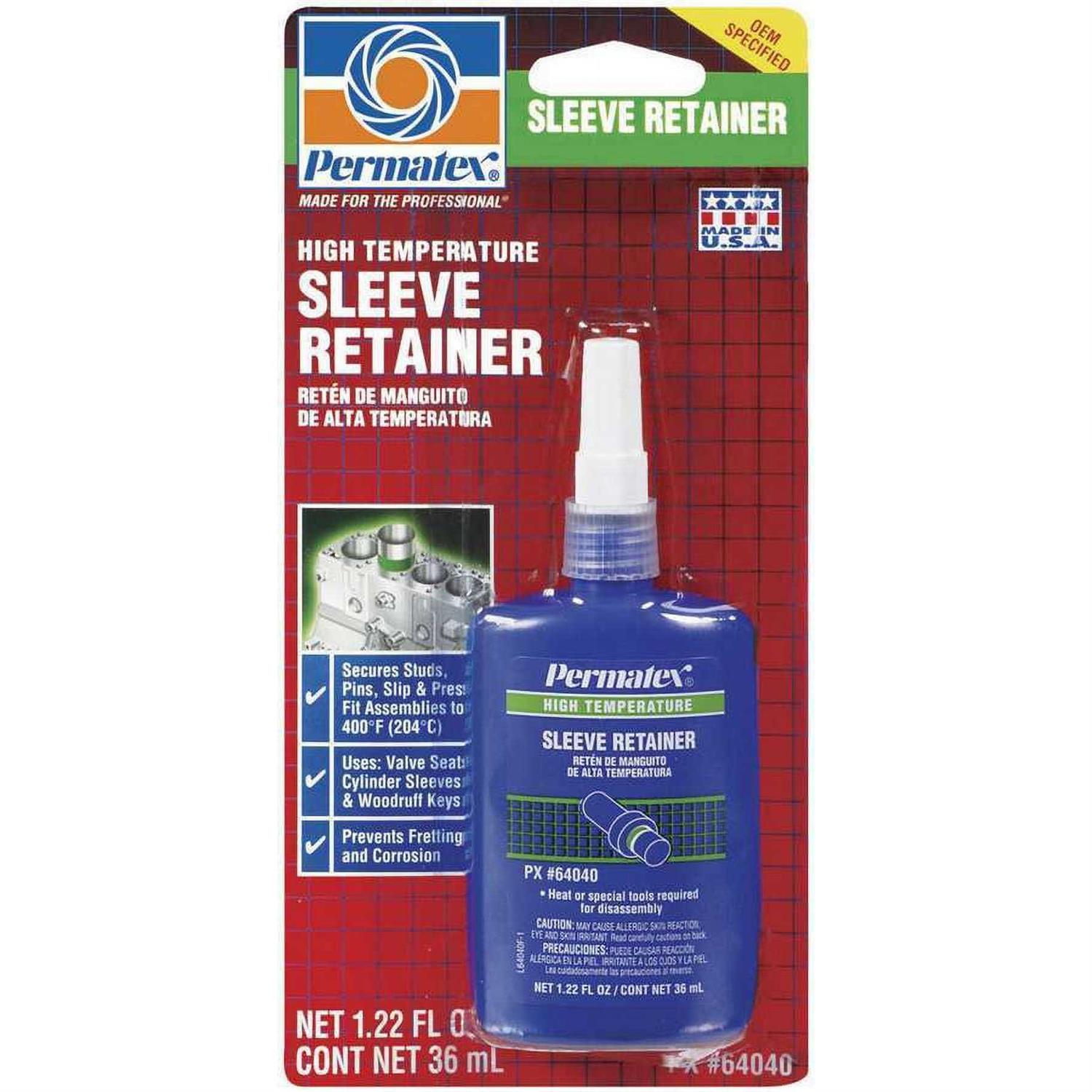 Permatex 64000 High Temperature Sleeve Retainer - Zenithce