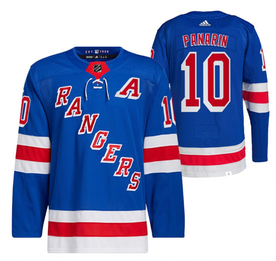 New York Rangers #10 Artemi Panari Blue Stitched Jersey - Zenithce