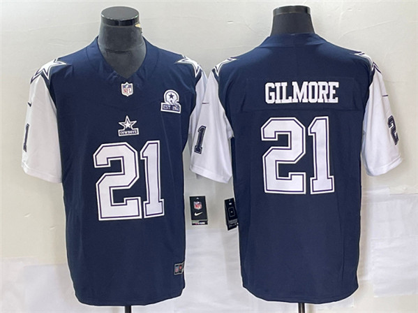 Dallas Cowboys #21 Stephon Gilmore Navy 2023 F.U.S.E. With 1960 Patch Vapor Limited Stitched Jersey - Zenithce