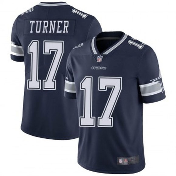 Dallas Cowboys #17 Malik Turner Navy Vapor Limited Stitched Jersey - Zenithce