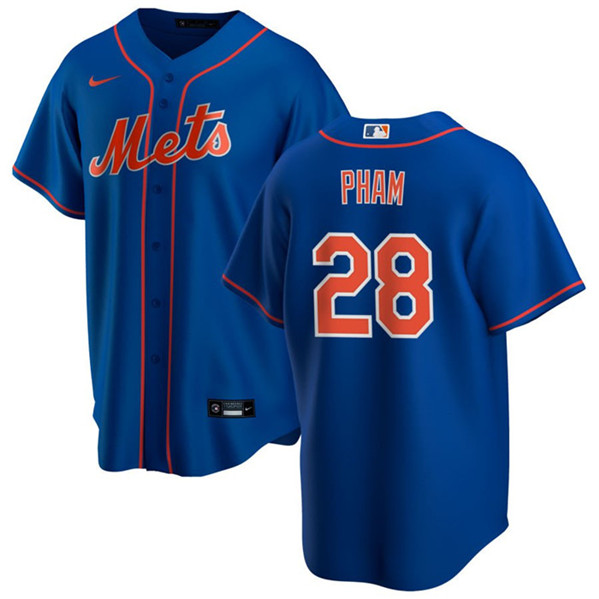 New York Mets #28 Tommy Pham Royal Cool Base Stitched Jersey - Zenithce