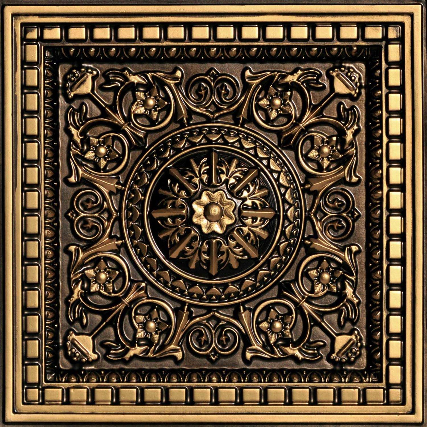 From Plain To Beautiful In Hours 505-raised Panel 2 ft. x 2 ft. PVC Lay-in Ceiling Tile - Zenithce