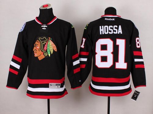 Blackhawks #81 Marian Hossa Black 2014 Stadium Series Stitched Jersey - Zenithce