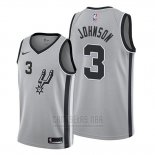 San Antonio Spurs #3 Keldon Johnson Silver Swingman Statement Edition Jersey - Zenithce