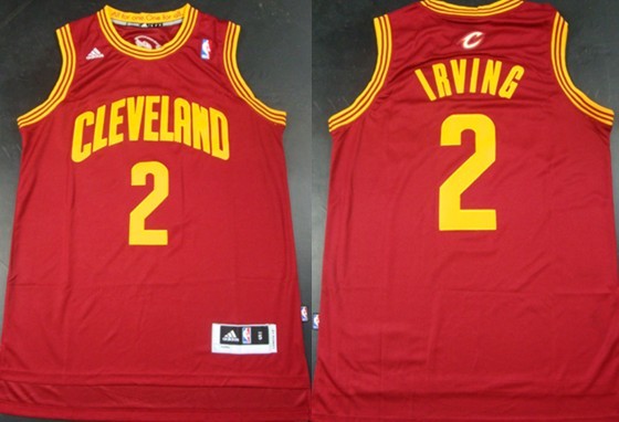 Cleveland Cavaliers #2 Kyrie Irving Revolution 30 Swingman Red Jersey - Zenithce