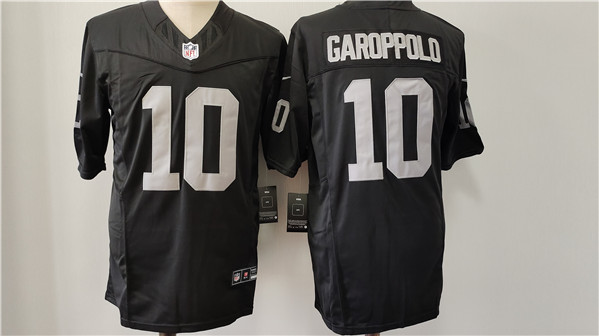 Las Vegas Raiders #10 Jimmy Garoppolo Black 2024 F.U.S.E. Vapor Stitched Jersey - Zenithce