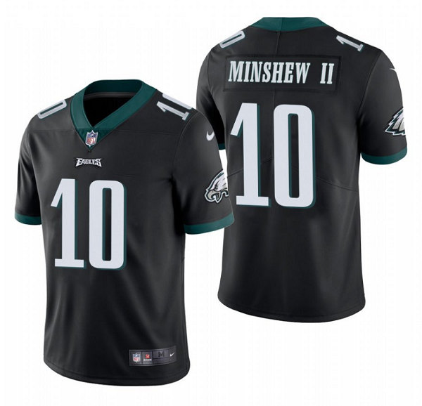 Philadelphia Eagles #10 Gardner Minshew II Black Vapor Untouchable Limited Stitched Jersey - Zenithce