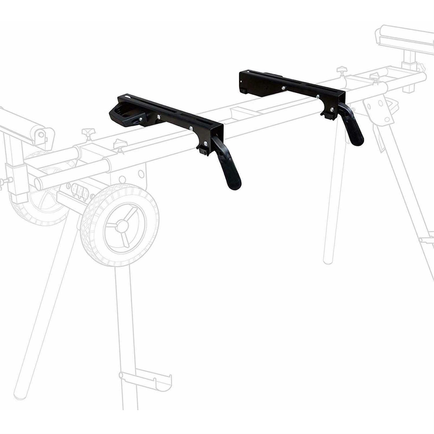 POWERTEC MT4000 Deluxe Miter Saw Stand with Wheels and 110-Volt Power Outlet - Zenithce