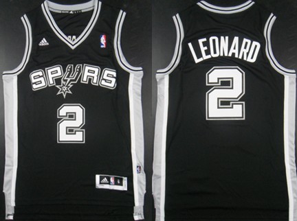 San Antonio Spurs #2 Kawhi Leonard Revolution 30 Swingman Black Jersey - Zenithce