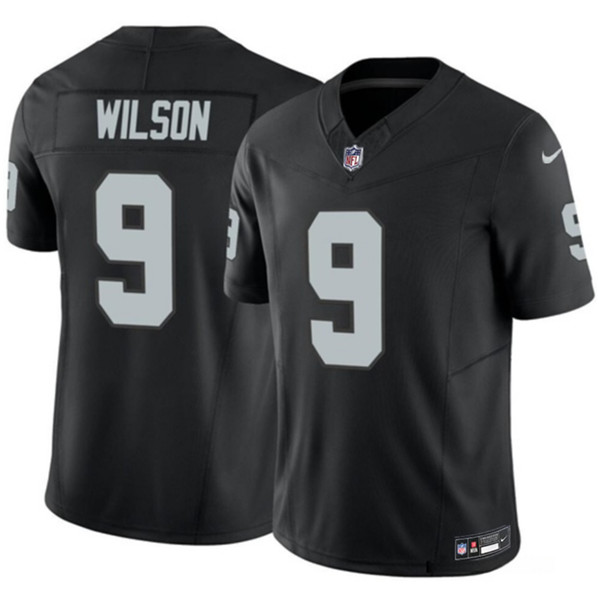 Las Vegas Raiders #9 Tyree Wilson Black 2023 F.U.S.E Vapor Untouchable Stitched Jersey - Zenithce