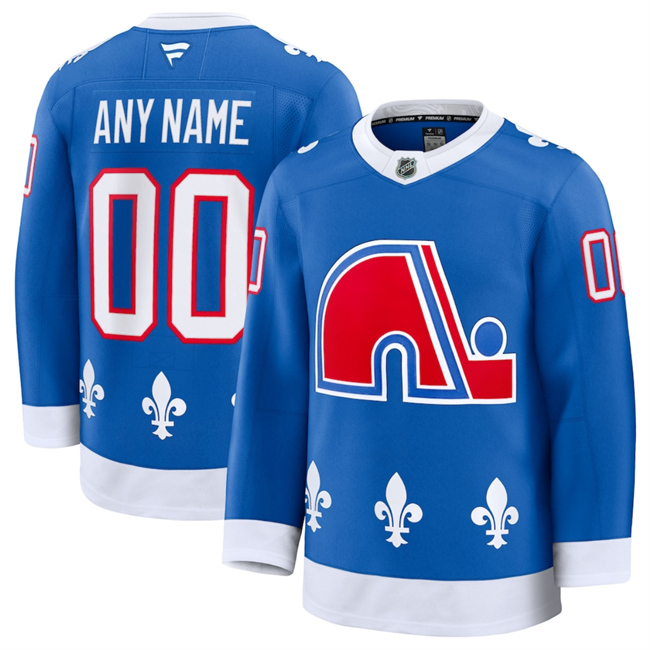 Colorado Avalanche Custom Blue 2025 Alternate Stitched Jersey - Zenithce