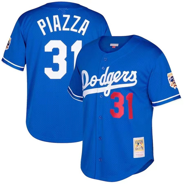 Los Angeles Dodgers #31 Mike Piazza Royal Cool Base Stitched Jersey - Zenithce