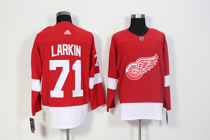 Detroit Red Wings #71 Dylan Larkin Red Stitched Adidas Jersey - Zenithce