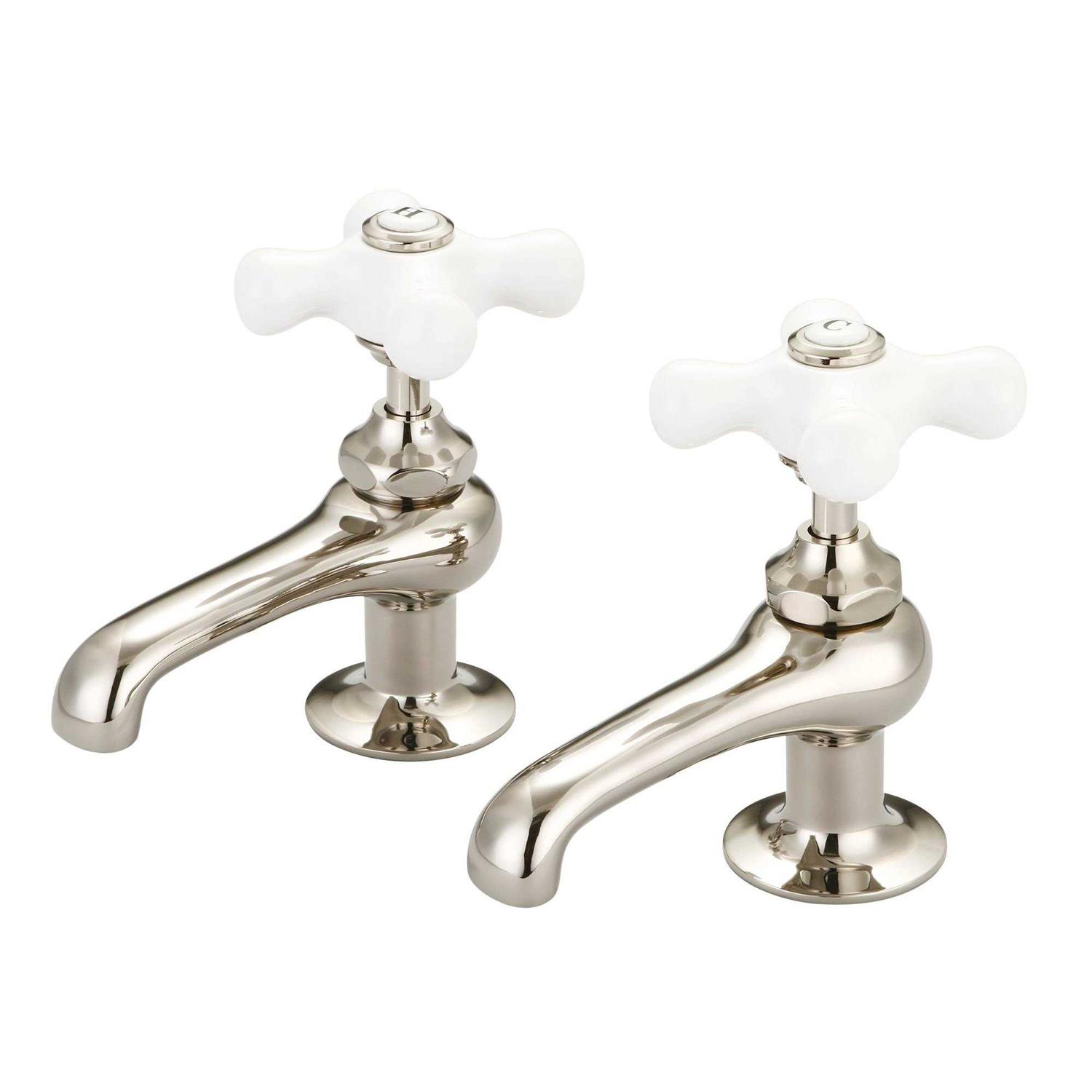 Water Creation American 20th Century Classic Widespread Lavatory Faucet with Pop-Up Drain - Zenithce