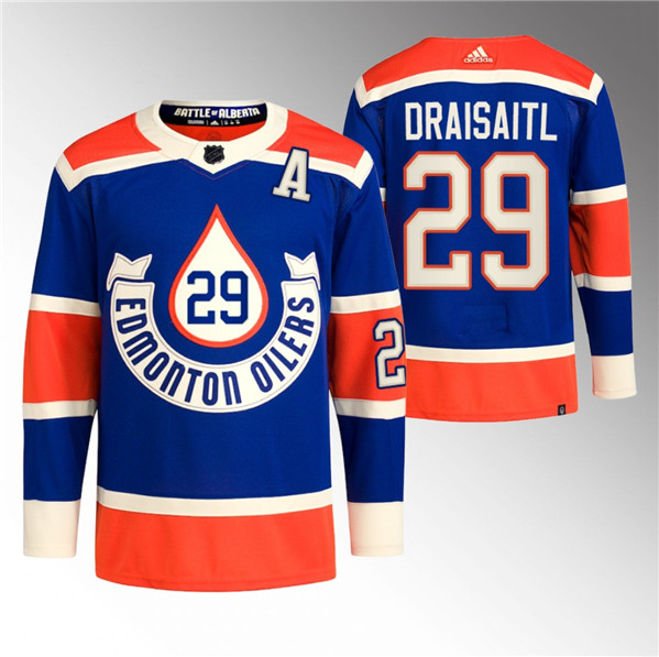 Edmonton Oilers #29 Leon Draisaitl 2023 Royal Heritage Classic Primegreen Stitched Jersey - Zenithce