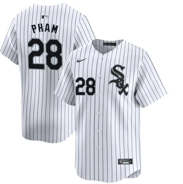 Chicago White Sox #28 Tommy Pham White 2024 Home Limited Stitched Jersey - Zenithce