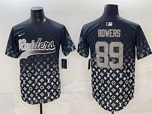 Las Vegas Raiders #89 Brock Bowers Black Limited Stitched Jersey - Zenithce