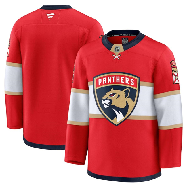 Florida Panthers Blank Red 2024-25 Home Stitched Jersey - Zenithce