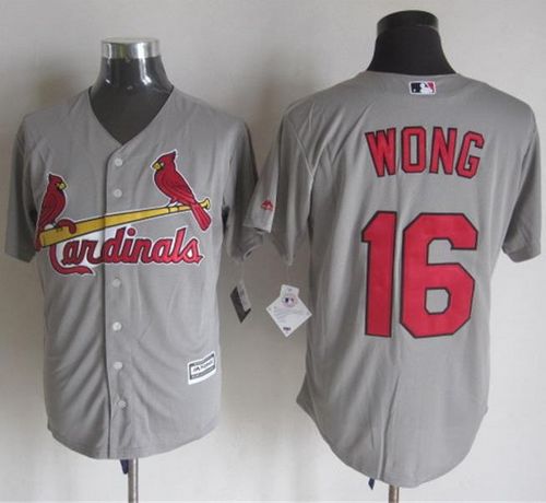 Cardinals #16 Kolten Wong Grey New Cool Base Stitched Jersey - Zenithce