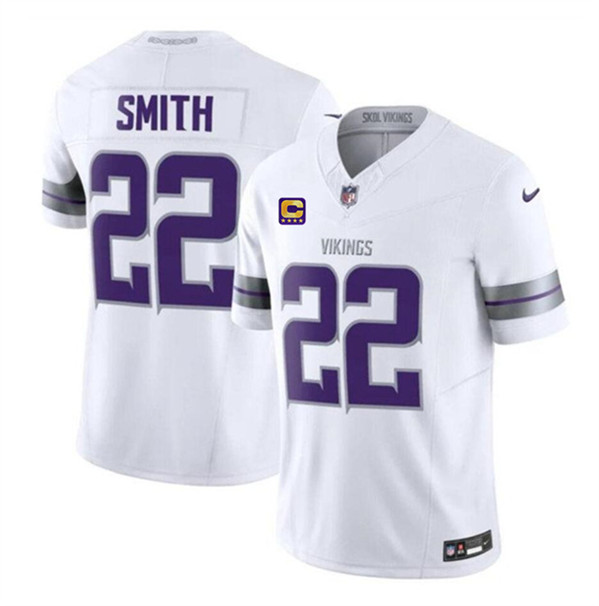 Minnesota Vikings #22 Harrison Smith White 2024 F.U.S.E. With 4-Star C Patch Winter Warrior Limited Stitched Jersey - Zenithce
