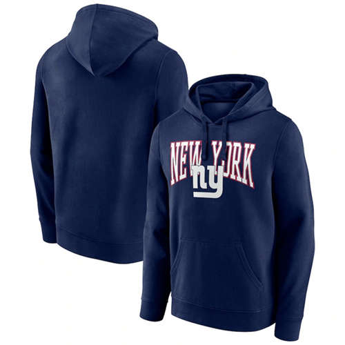 New York Giants Navy Gridiron Classics Campus Standard Pullover Hoodie - Zenithce