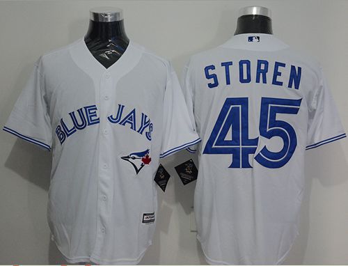 Blue Jays #45 Drew Storen White New Cool Base Stitched Jersey - Zenithce