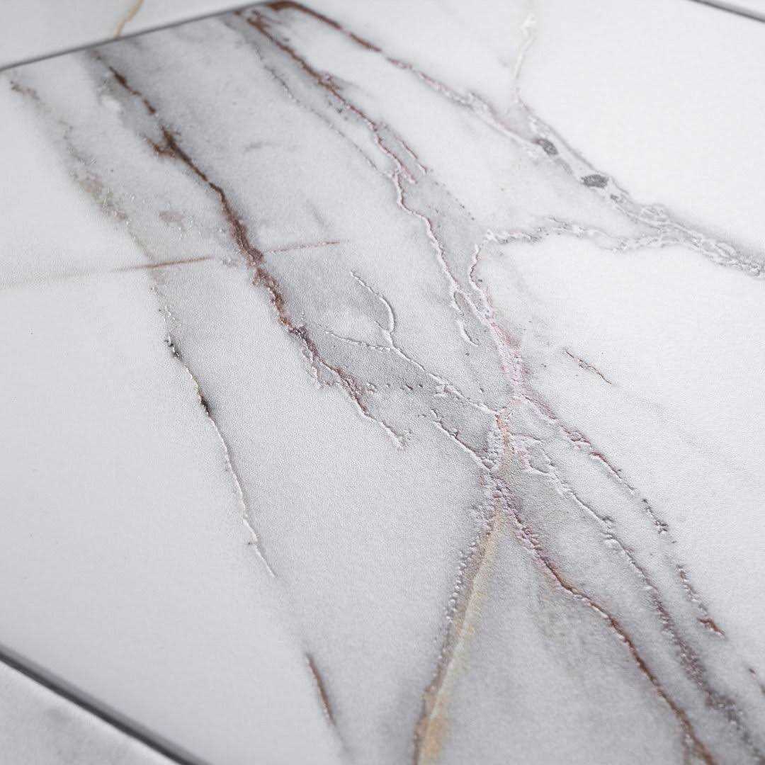 MOLOVO Elegance Gold Blue Subway 3.15 in. x 12.99 in. Matte Porcelain Marble look Floor and Wall Tile - Zenithce