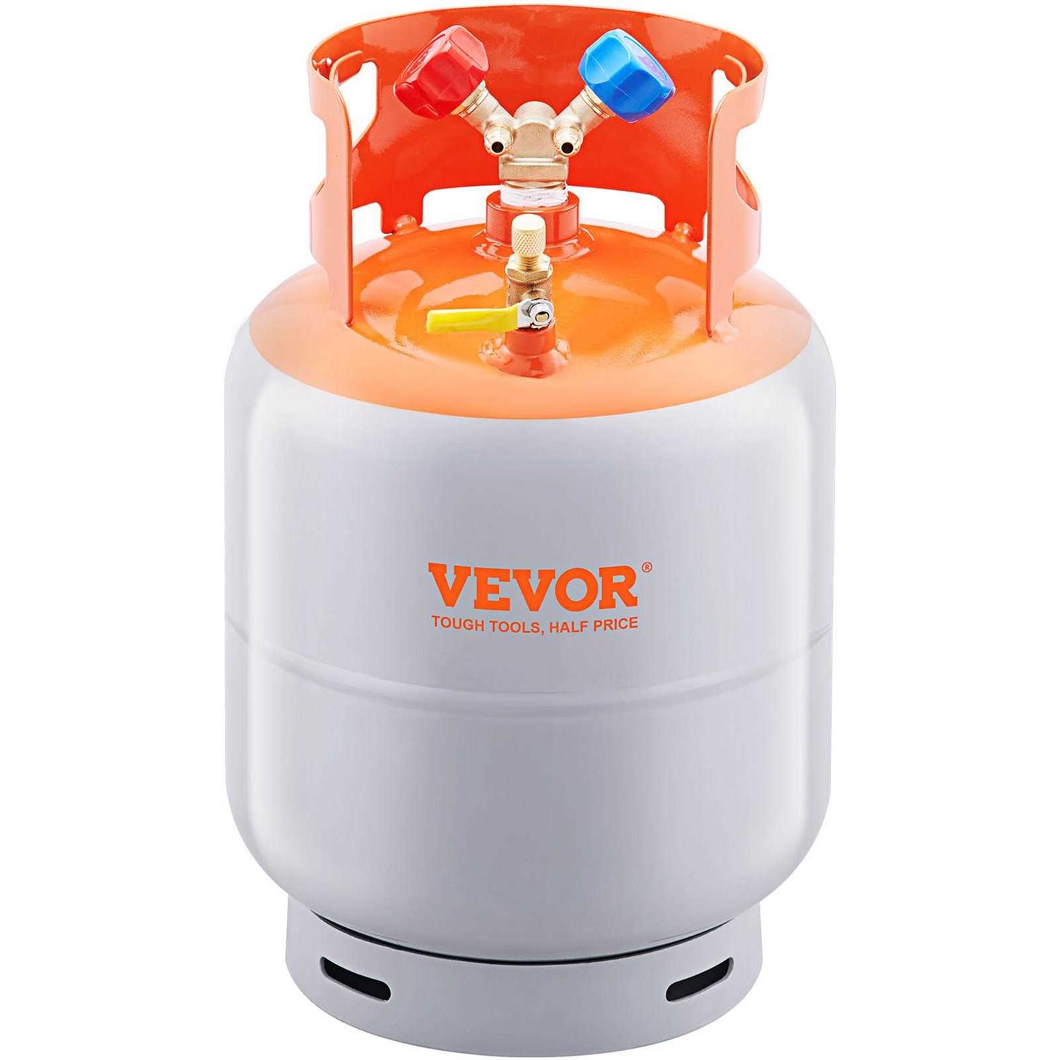 VEVOR Refrigerant Recovery Machine 110V-120V Ac 60Hz 3/4HP Dual Cylinder Oil-less Portable Recovery Unit for Both Liquid and Vapor Refrigerant Air BXSLM34HP110VZJDRV1 - Zenithce