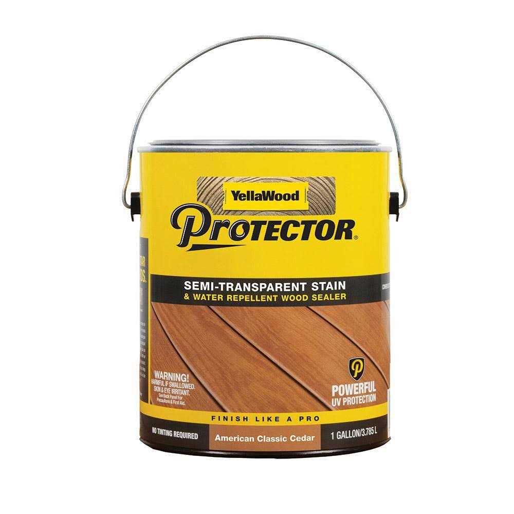 YellaWood Protector 1 gal Semi-Transparent Deck Stain and Sealer - Zenithce