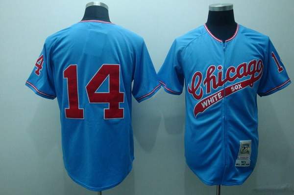 Mitchell And Ness White Sox #14 Bill Melton Stitched Blue Throwback Jersey - Zenithce