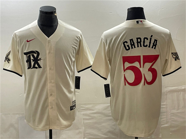 Texas Rangers #53 Adolis García Cream City Connect Cool Base Stitched Jersey - Zenithce