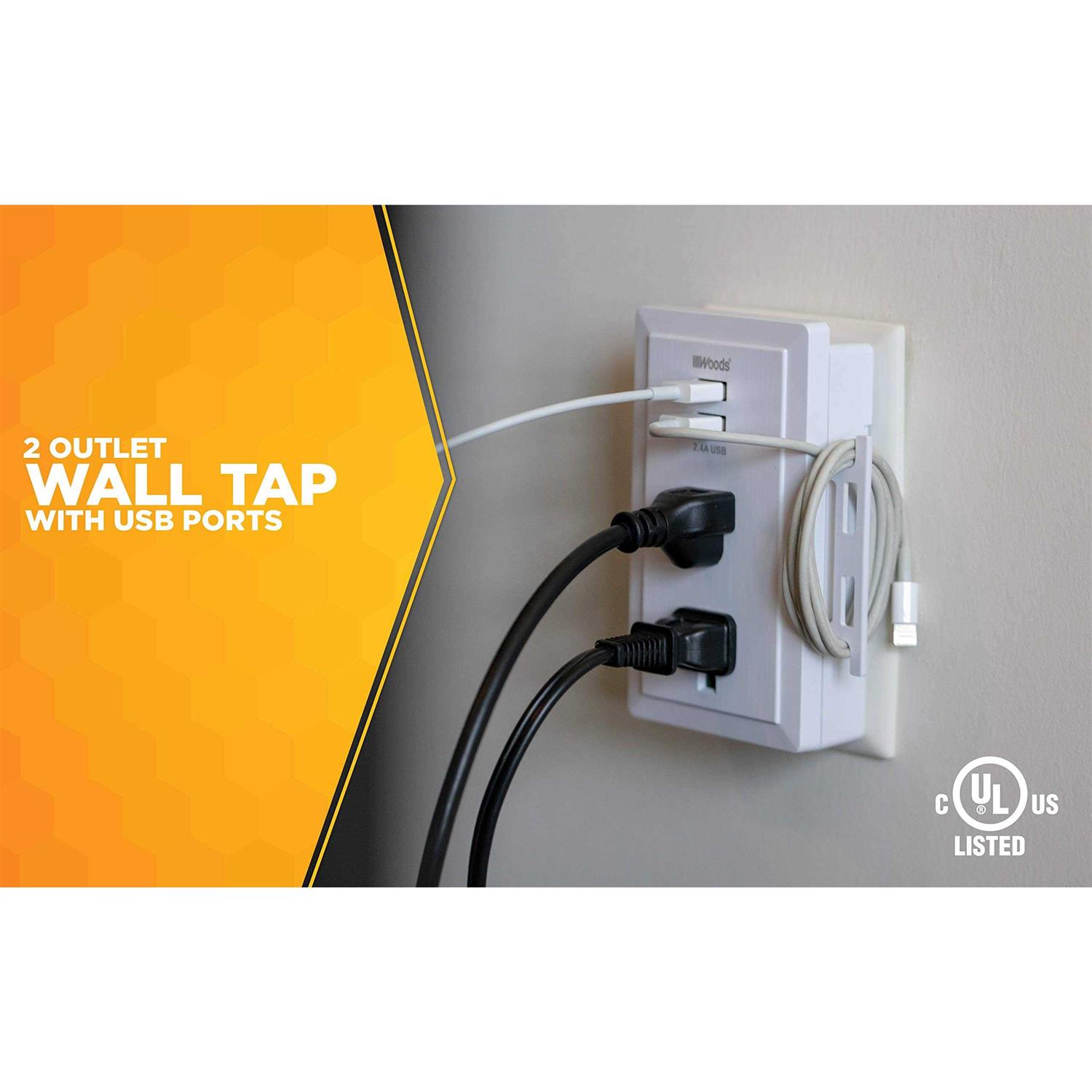 Woods 16/2 Green Extension Cord - Zenithce