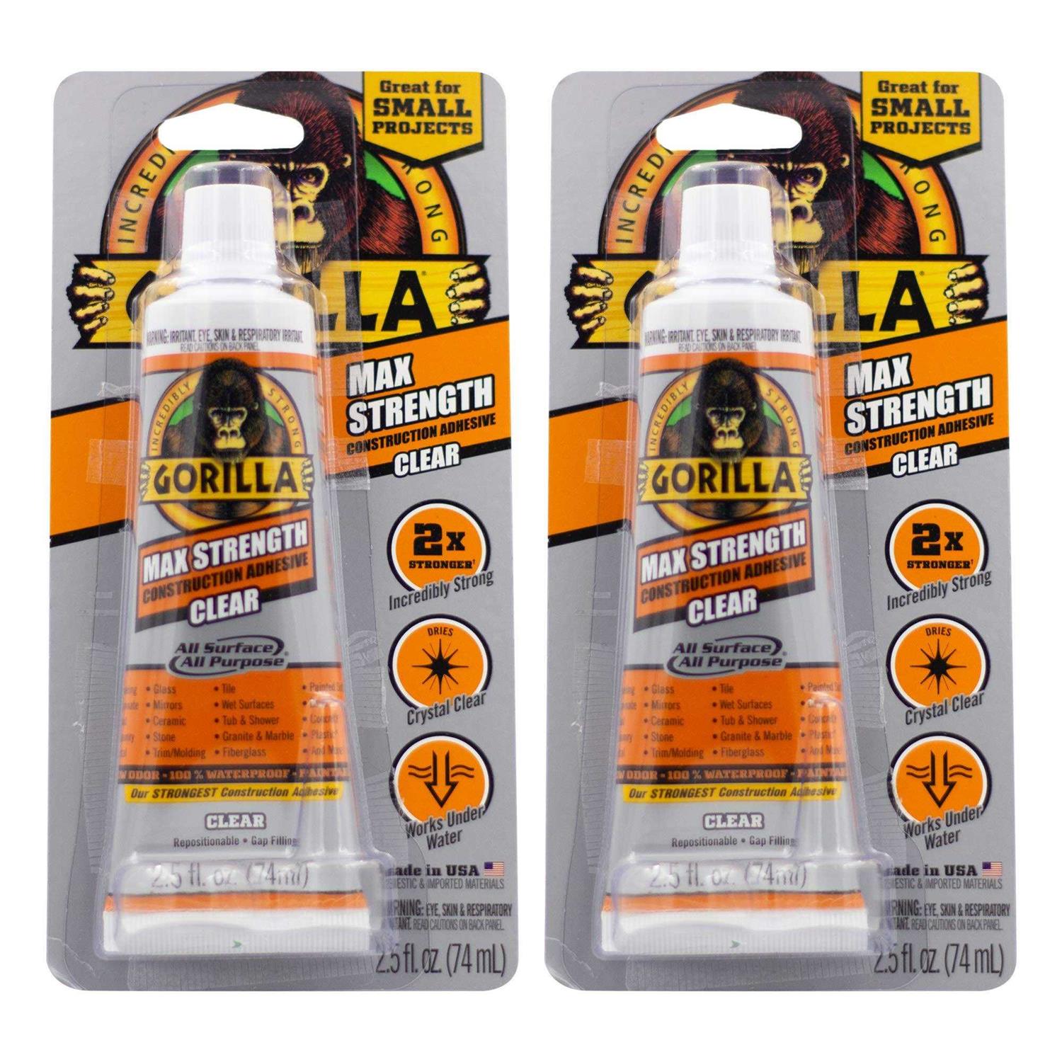 Gorilla Max Strength Construction Adhesive - Zenithce