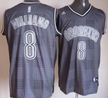 Brooklyn Nets #8 Deron Williams Black Rhythm Fashion Jersey - Zenithce