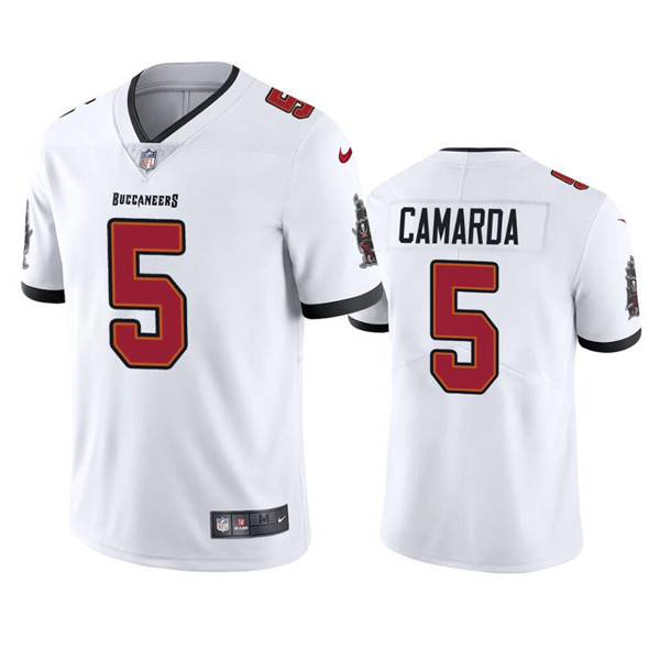 Tampa Bay Buccaneers #5 Jake Camarda White Vapor Untouchable Limited Stitched Jersey - Zenithce