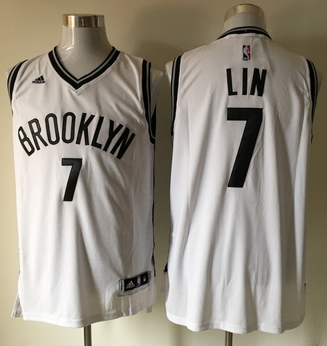 Brooklyn Nets #7 Jeremy Lin White Revolution 30 Swingman Jersey - Zenithce