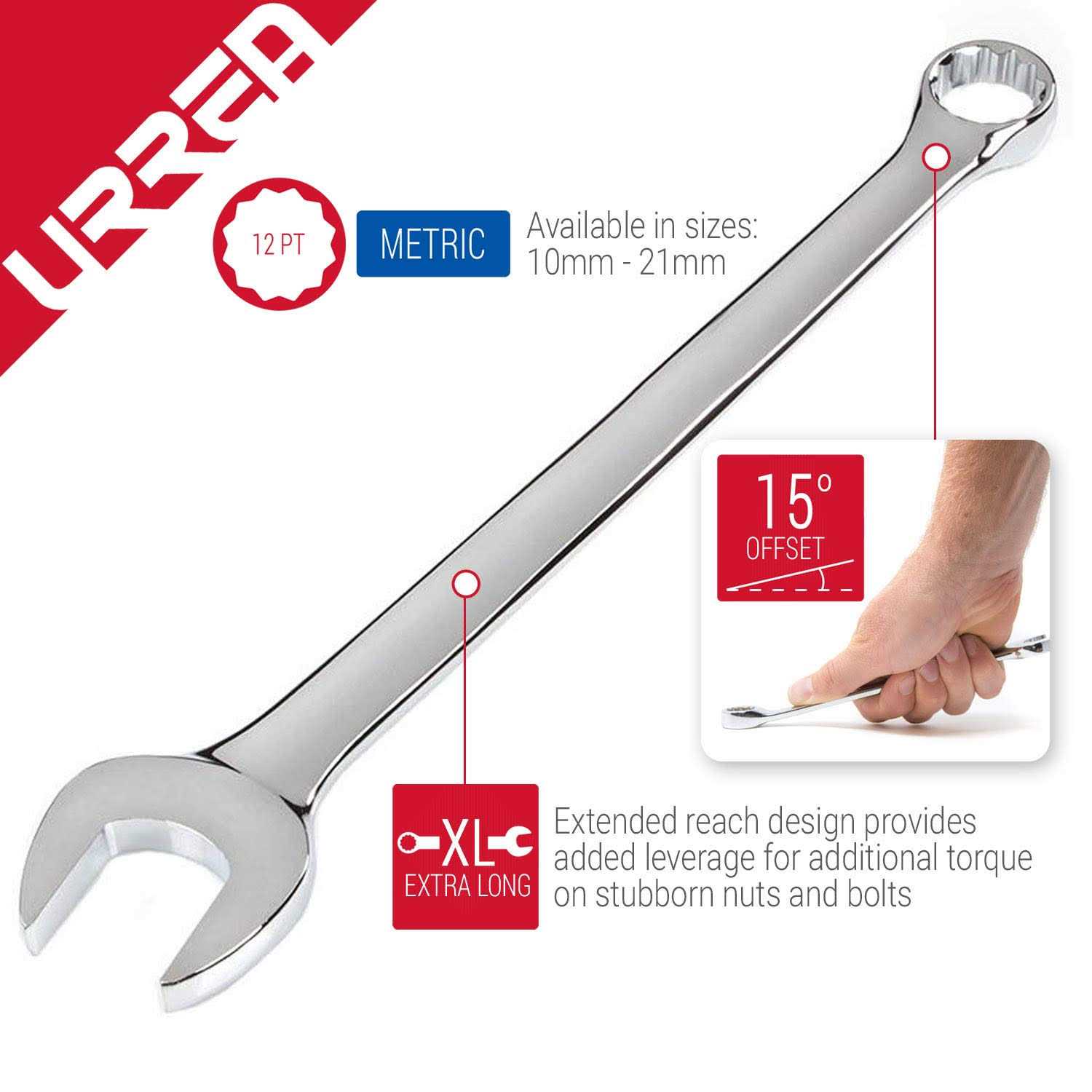 Urrea Combination 12 Point Wrench - Zenithce