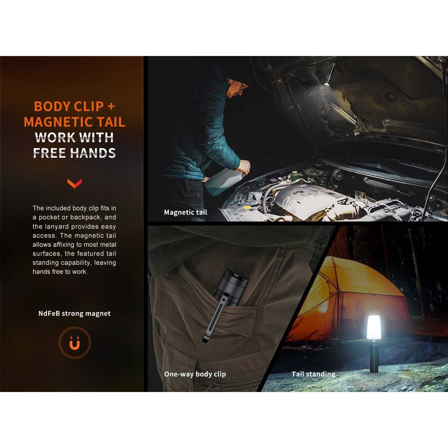 Fenix E35R Rechargeable Flashlight - Zenithce