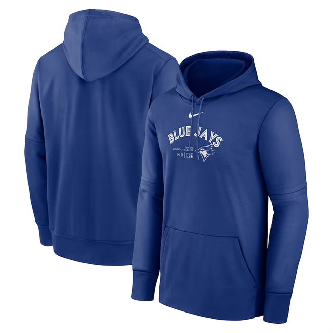 Toronto Blue Jays Royal Collection Practice Performance Pullover Hoodie - Zenithce