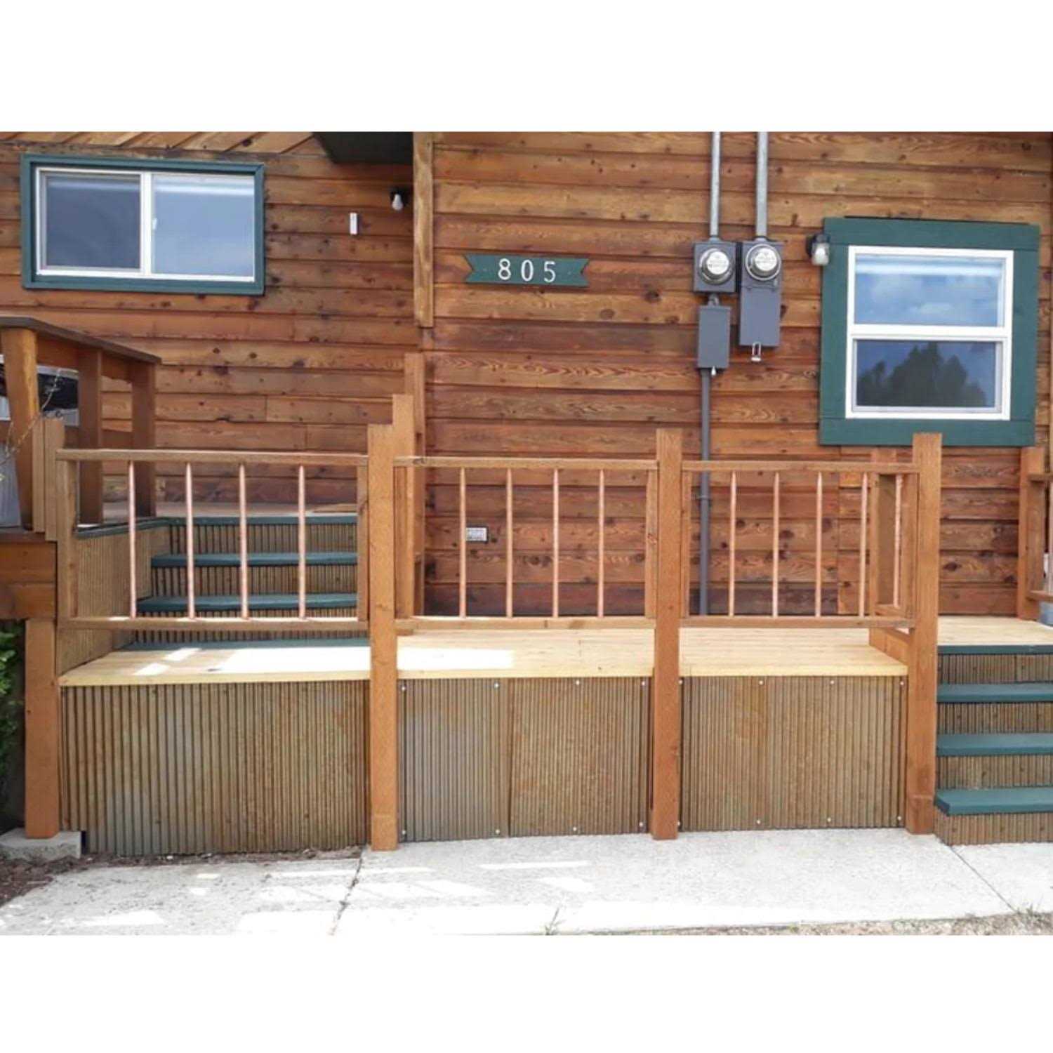 Dakota Tin 24W x 36H Colorado Corrugated Metal Wainscoting Panel - Zenithce