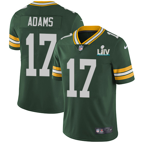 Green Bay Packers #17 Davante Adams Green Super Bowl LIV Vapor Untouchable Stitched Limited Jersey - Zenithce