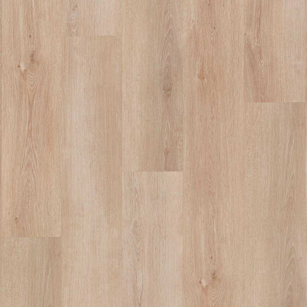 STAINMASTER 7 Wide x 7-mm Lockhart Oak Thick Waterproof Interlocking Luxury Vinyl Plank Flooring LX95405202 - Zenithce